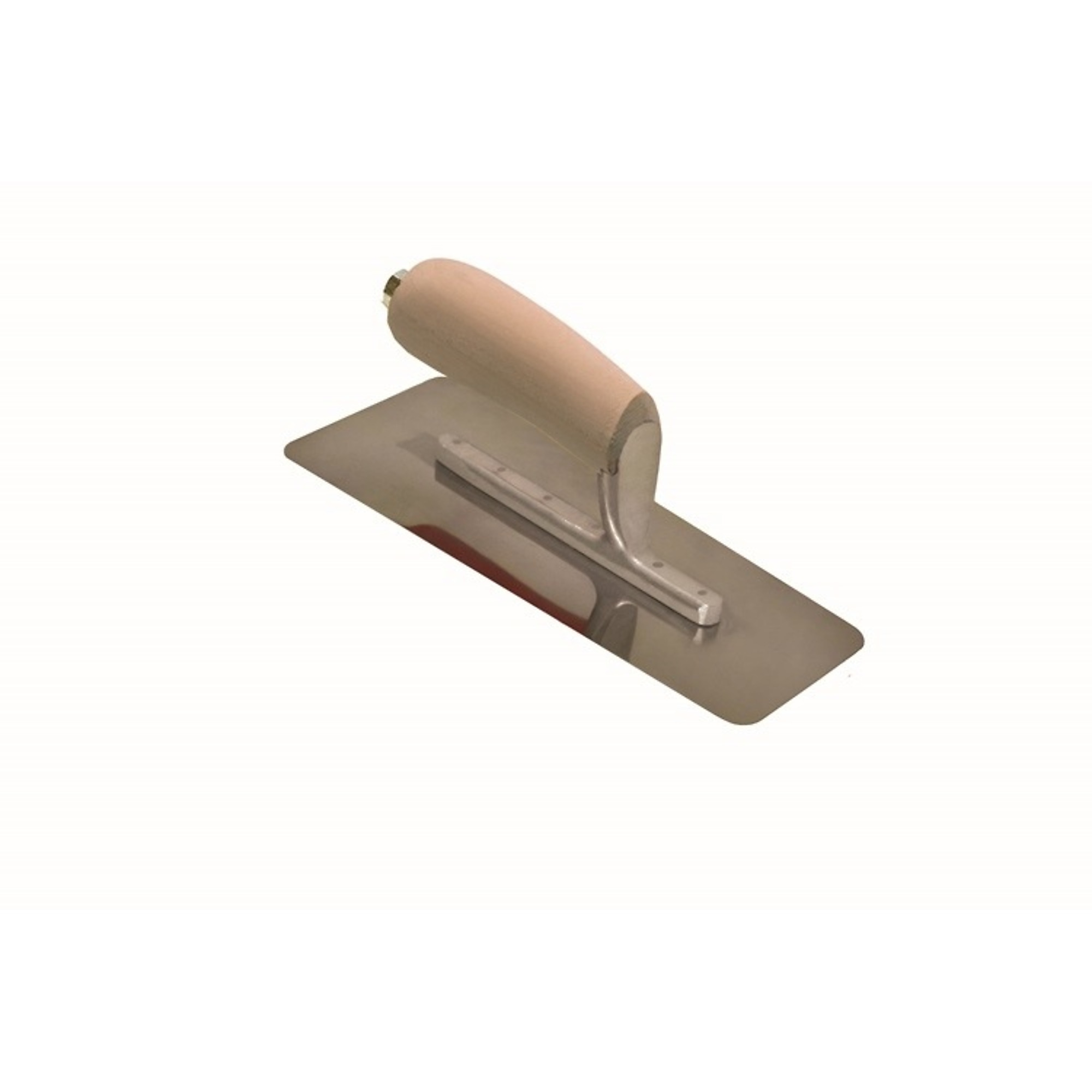 Kraft Tools PL627 8"x3" (200x80mm small) Stainless Steel Venetian Trowel w/Wood Handle